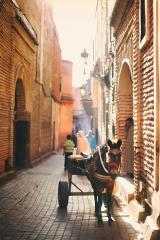The streets of Morroco